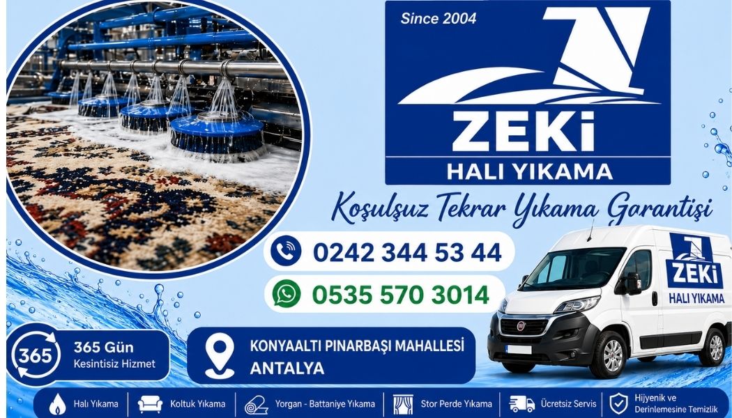 Konyaaltı Pınarbaşı Mahallesi Halı Yıkama